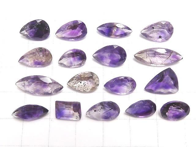 【動画】【1点もの】エレスチャルクォーツAAA- ファセットカット ルース 17粒セット NO.257 サムネイル2