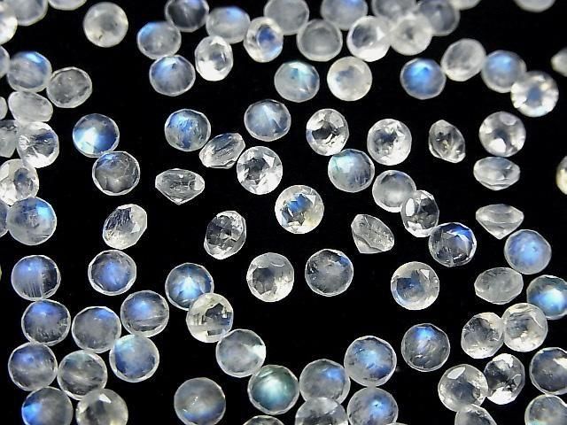 【動画】宝石質レインボームーンストーンAA++ ルース ラウンドファセットカット4×4mm 10粒 サムネイル3