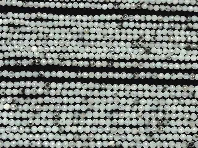 【動画】【素晴らしい輝き】セサミジャスパー ラウンドカット3mm 1連(約38cm) サムネイル3