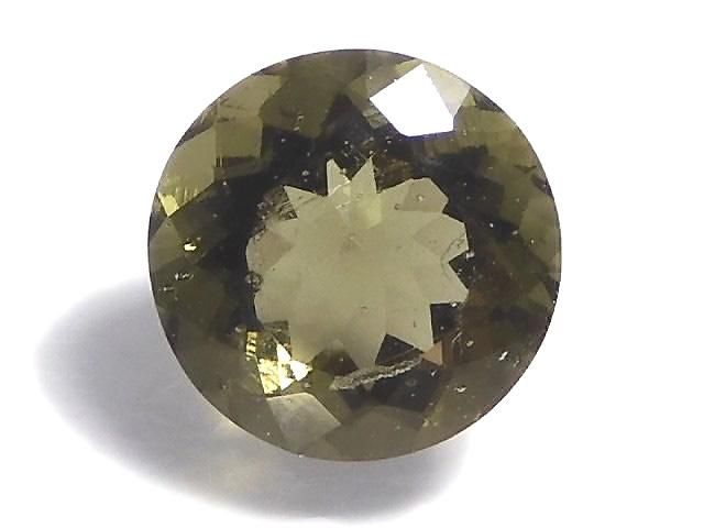 【動画】【1点もの】宝石質モルダバイトAAA ファセットカット ルース 1粒 NO.3の画像