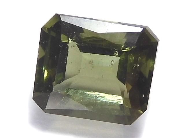 【動画】【1点もの】宝石質モルダバイトAAA ファセットカット ルース 1粒 NO.5の画像