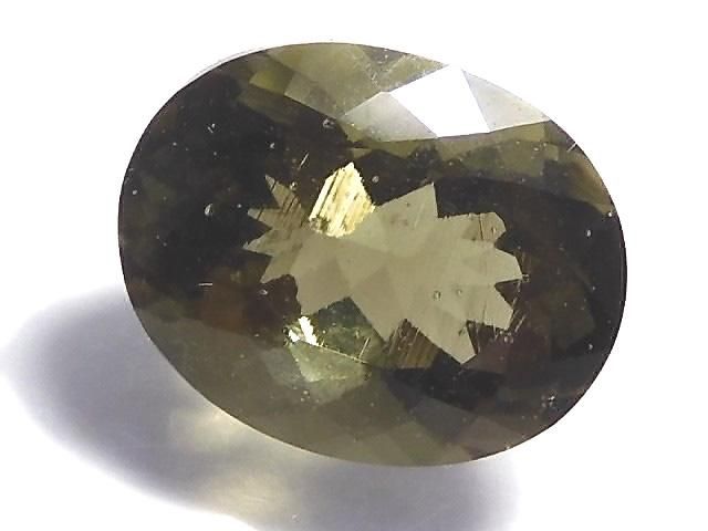 【動画】【1点もの】宝石質モルダバイトAAA ファセットカット ルース 1粒 NO.8の画像