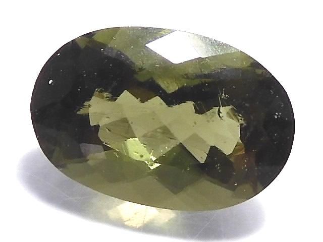 【動画】【1点もの】宝石質モルダバイトAAA ファセットカット ルース 1粒 NO.9の画像