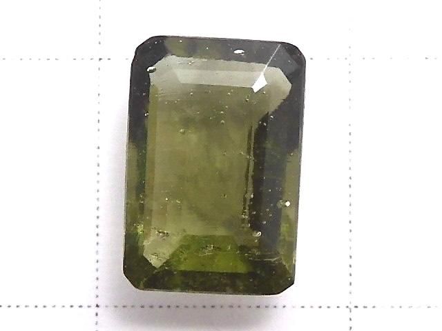 【動画】【1点もの】宝石質モルダバイトAAA ファセットカット ルース 1粒 NO.10 サムネイル2