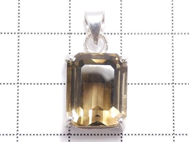 【動画】【1点もの】レモン×スモーキークォーツAAA- ペンダントトップ SILVER925製 NO.32 サムネイル2