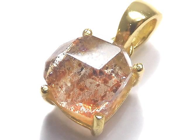 【動画】【1点もの】宝石質レピドクロサイトインクォーツAAA ペンダントトップ 18KGP製 NO.126の画像