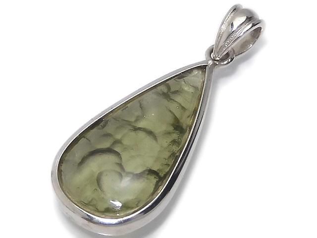 【動画】【1点もの】モルダバイトAAA ペンダントトップ SILVER925製 NO.7の画像