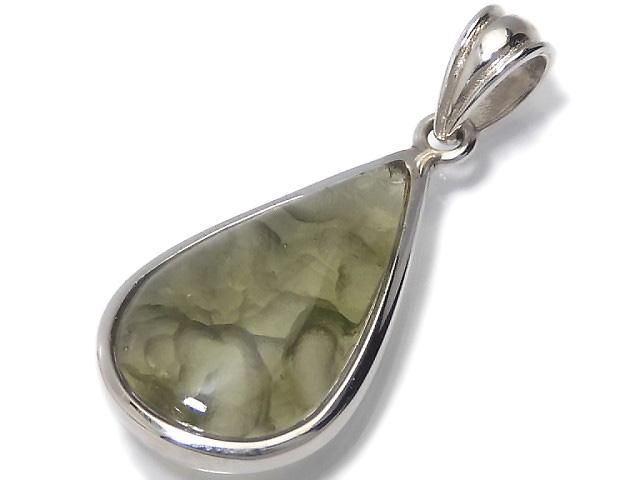 【動画】【1点もの】モルダバイトAAA ペンダントトップ SILVER925製 NO.8の画像