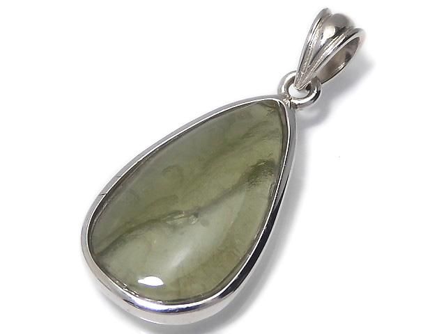 【動画】【1点もの】モルダバイトAAA ペンダントトップ SILVER925製 NO.10の画像