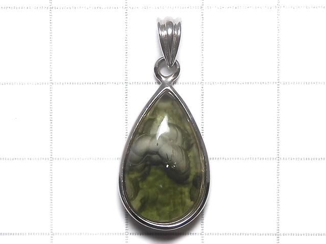 【動画】【1点もの】モルダバイトAAA ペンダントトップ SILVER925製 NO.16 サムネイル2