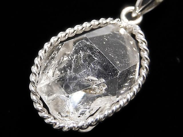 【動画】【1点もの】NY産ハーキマーダイヤモンド ペンダントトップ SILVER925製 NO.5の画像