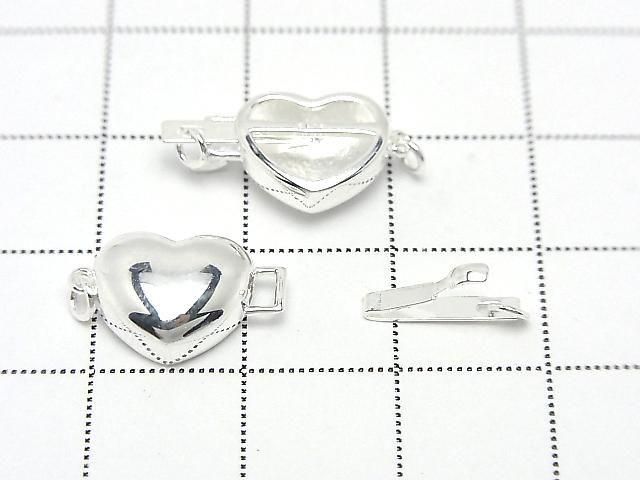 Silver925 クラスプ ハート 18×9.5×5mm 【生地】 1個 サムネイル3