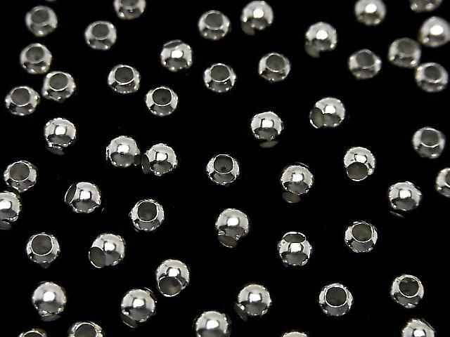 Silver925 スライドボール 【3mm】【4mm】 ロジウム 5個の画像