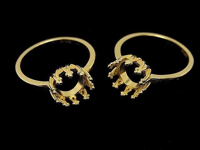 ưSilver925 饦 ʿǤ󥰶(α)饦8mm 18KGP 1Ĥβ