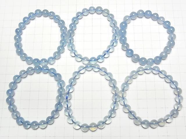 【動画】アクアマリンAA++ ラウンド7mm・8mm・9mm 1連(ブレス) サムネイル4