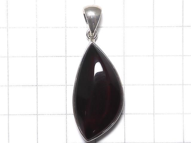 【動画】【1点もの】バルティックアンバー(琥珀) ペンダントトップ SILVER925製 NO.114 サムネイル2