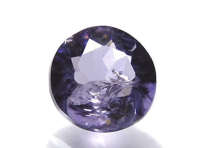 【動画】【1点もの】宝石質パープルスキャポライト ルース ファセットカット 1粒 NO.20の画像