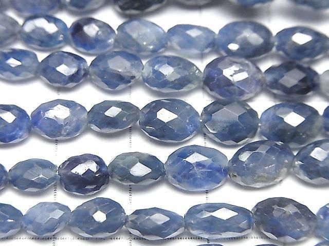 【動画】宝石質ブルーサファイアAA++ オーバルカット 半連/1連(約18cm) サムネイル2