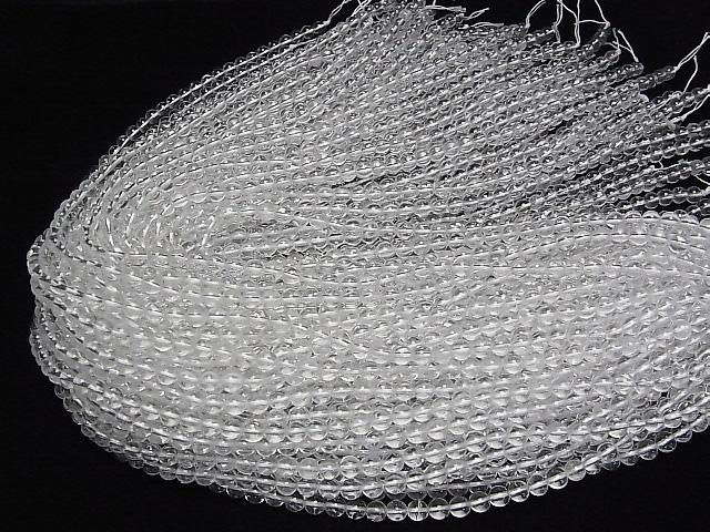 【動画】天然クリスタルAA++ ラウンド5.5mm 1連(約38cm) サムネイル4