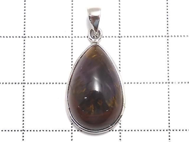 【動画】【1点もの】カコクセナイトインアメジストAAA- ペンダントトップ SILVER925製 NO.50 サムネイル2