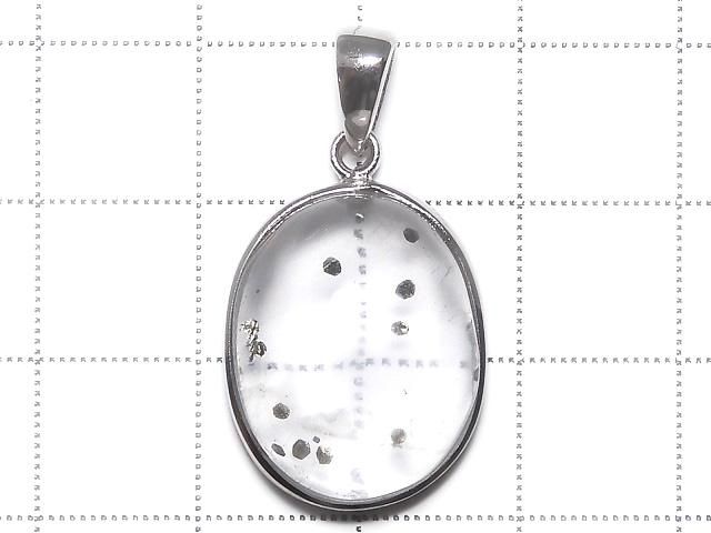 【動画】【1点もの】パイライトインクォーツ ペンダントトップ SILVER925製 NO.24 サムネイル2