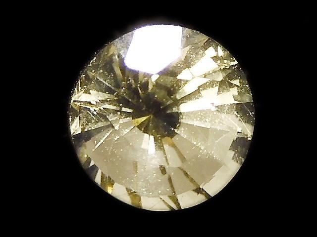 【動画】【1点もの】宝石質イエローダンビュライト ルース ファセットカット 1粒 NO.24の画像