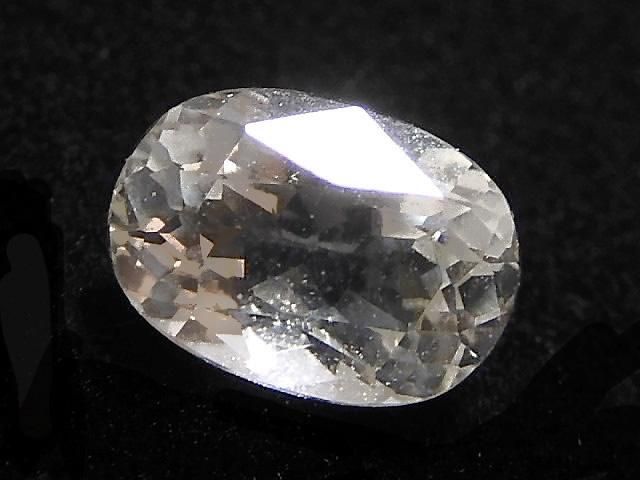 【動画】【1点もの】宝石質アクロアイト ルース ファセットカット 1粒 NO.3の画像
