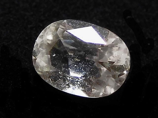 【動画】【1点もの】宝石質アクロアイト ルース ファセットカット 1粒 NO.4の画像