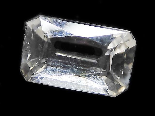 【動画】【1点もの】宝石質アクロアイト ルース ファセットカット 1粒 NO.10の画像