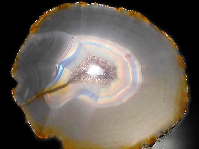 【動画】【1点もの】イリスアゲート スライス 1個 NO.216の画像