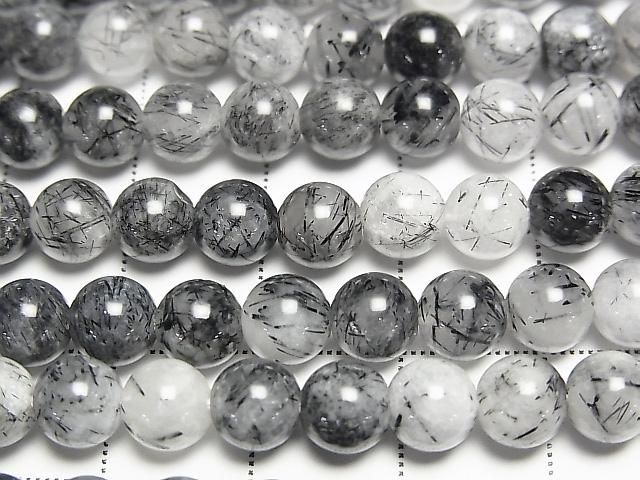 【動画】トルマリンクォーツAA++ ラウンド6mm 1連(約35cm) サムネイル2