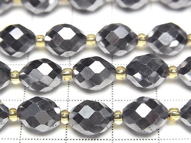 【動画】【素晴らしい輝き】高純度テラヘルツ鉱石 ライスカット10×8×8mm 1連(約34cm) サムネイル2