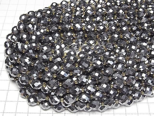 【動画】【素晴らしい輝き】高純度テラヘルツ鉱石 ライスカット10×8×8mm 1連(約34cm) サムネイル4