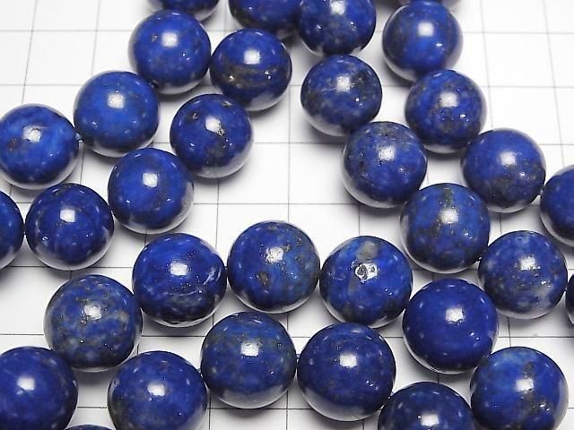 【動画】ラピスラズリAAA ラウンド12mm 1連(ブレス) サムネイル3