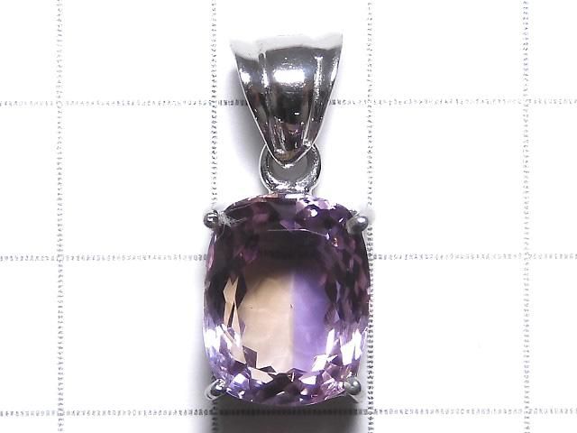 【動画】【1点もの】宝石質アメトリンAAA ファセットカットペンダントトップ SILVER925製 NO.111 サムネイル2