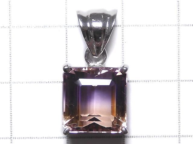 【動画】【1点もの】宝石質アメトリンAAA ファセットカットペンダントトップ SILVER925製 NO.114 サムネイル2
