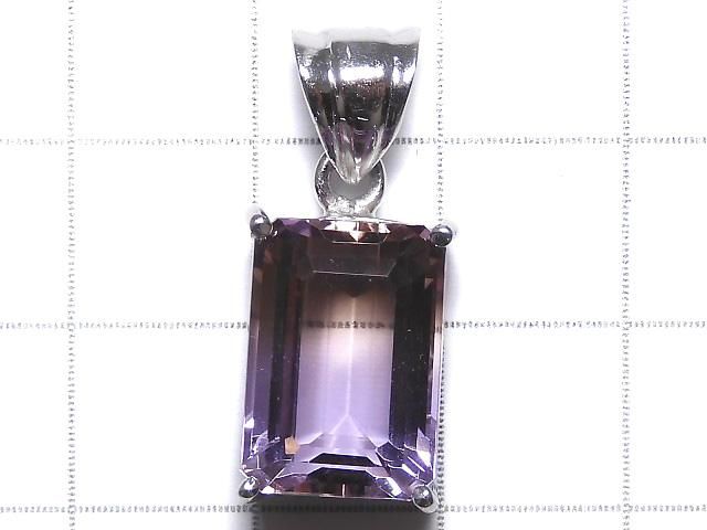 【動画】【1点もの】宝石質アメトリンAAA ファセットカットペンダントトップ SILVER925製 NO.115 サムネイル2