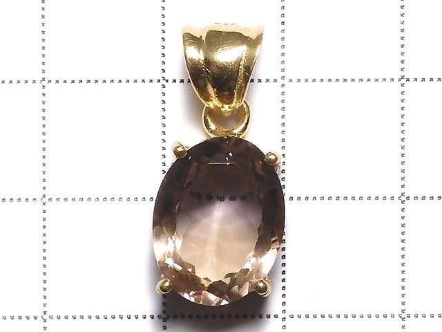 【動画】【1点もの】宝石質アメトリンAAA ファセットカットペンダントトップ 18KGP製 NO.118 サムネイル2