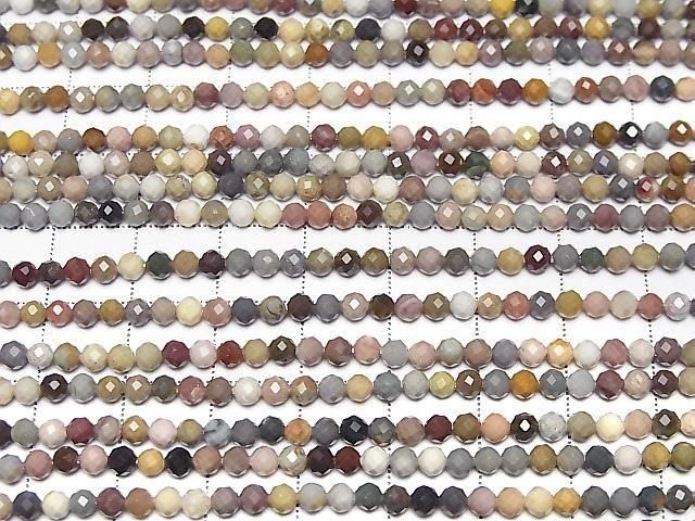 【動画】【素晴らしい輝き】アラシャンアゲート(阿拉善瑪瑙) ラウンドカット3mm 1連(約37cm) サムネイル3