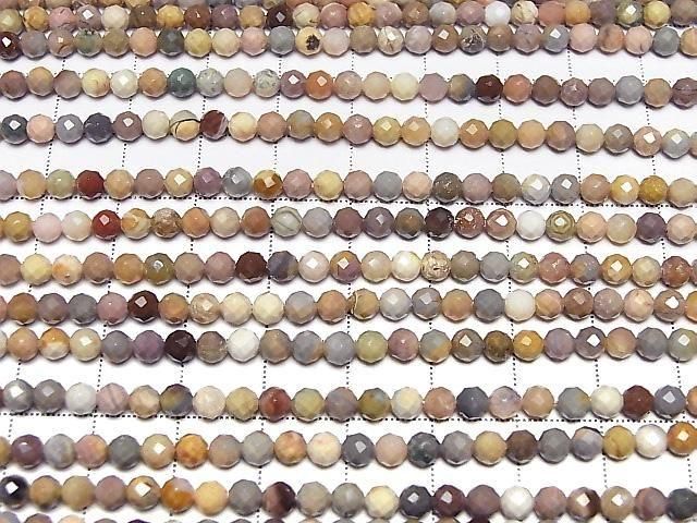 【動画】【素晴らしい輝き】アラシャンアゲート(阿拉善瑪瑙) ラウンドカット4mm 1連(約37cm) サムネイル3