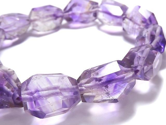 【動画】【1点もの】エレスチャルクォーツAAA- タンブルカット 1連(ブレス) NO.119の画像
