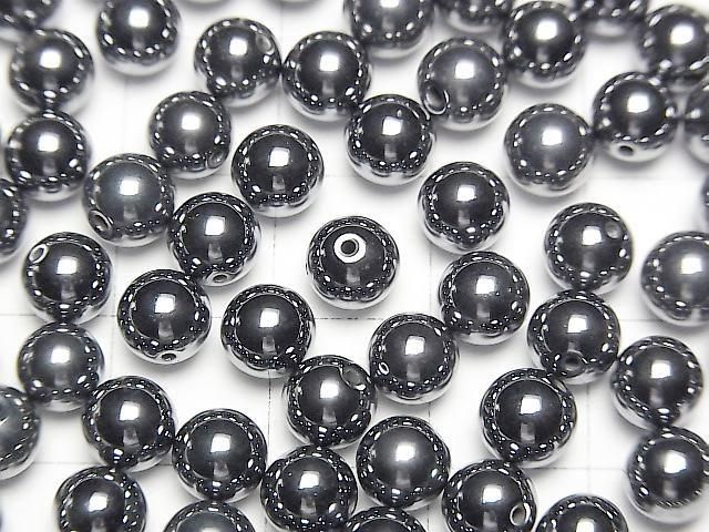 【動画】高純度テラヘルツ鉱石 片穴ラウンド6mm 20個 サムネイル2
