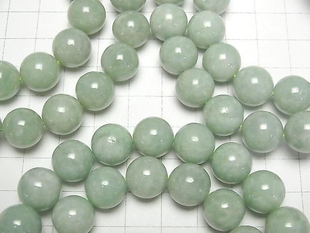 【動画】高品質ビルマ翡翠(ジェイダイト)AAA ラウンド12mm 1連(ブレス) サムネイル3