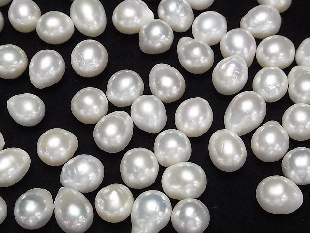 【動画】【粒売り】淡水真珠AA++ ルース ドロップ~ポテト9.5~12mm ホワイト 5粒 サムネイル3