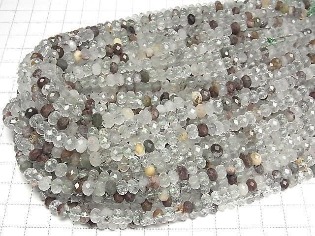 【動画】【素晴らしい輝き】ガーデンクォーツAA++ ボタンカット6×6×4mm 1連(約35cm) サムネイル4