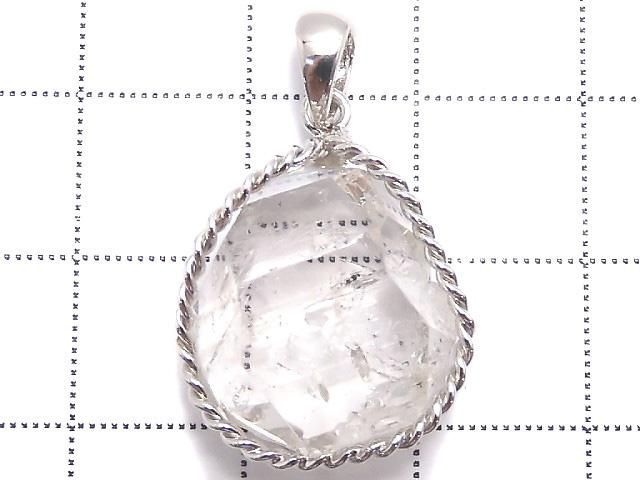 【動画】【1点もの】NY産ハーキマーダイヤモンド ペンダントトップ SILVER925製 NO.50 サムネイル2