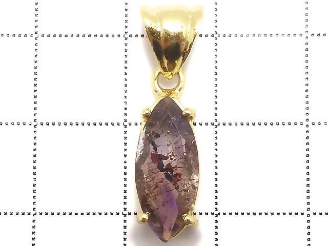 【動画】【1点もの】エレスチャルクォーツAAA- ペンダントトップ 18KGP製 NO.179 サムネイル2