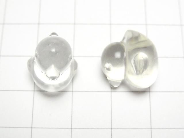 【動画】レモンクォーツAAA あひるモチーフ 15×13mm 【穴なし】 1個 サムネイル2