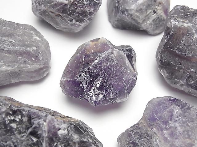 アメジスト 穴なしラフロック 300グラムの画像