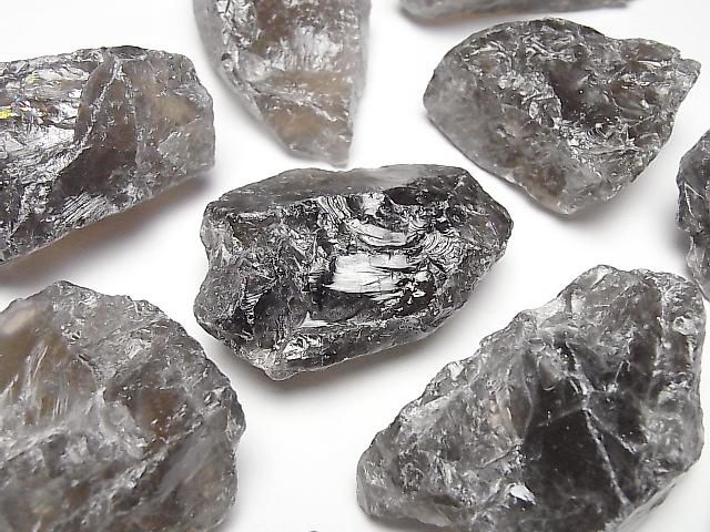 スモーキークォーツ 穴なしラフロック 300グラムの画像